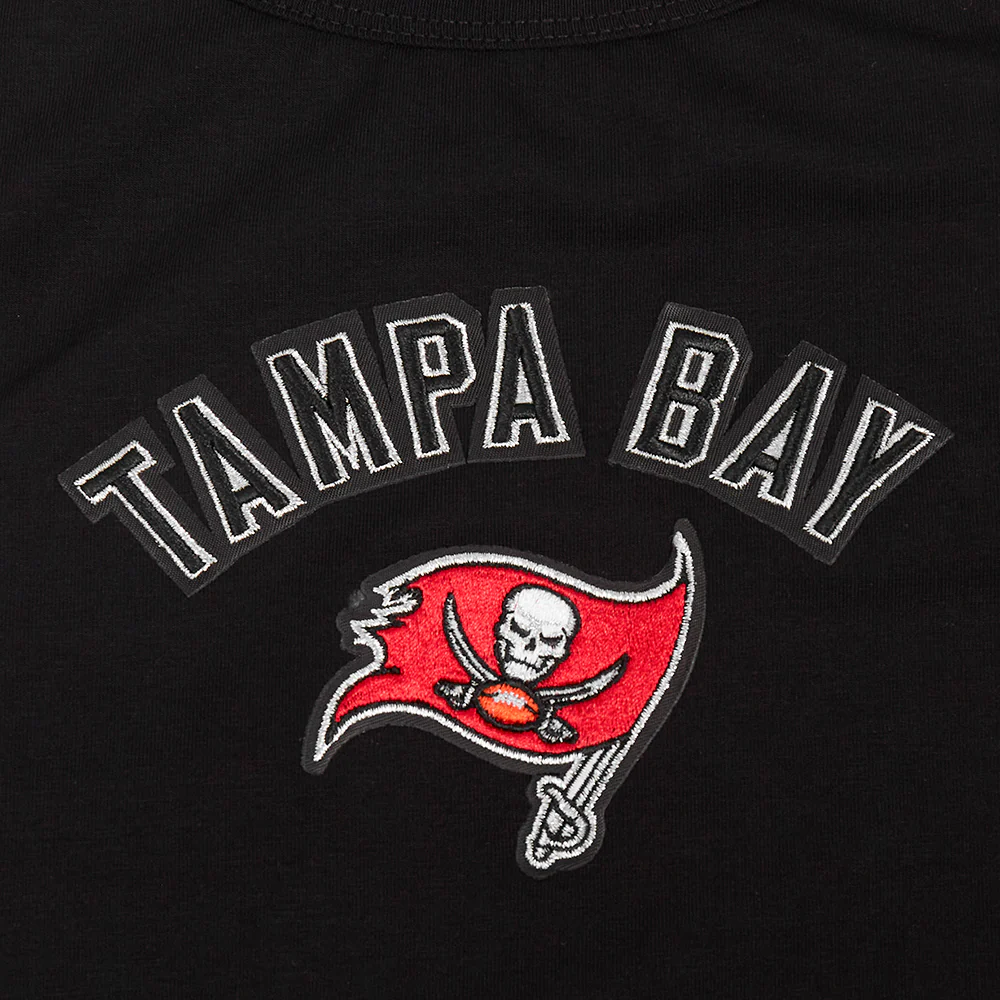 NFL TAMPA BAY BUCCANEERS CLASSIC WOMEN'S RELAXED FIT RACERBACK (BLACK) - Image 5