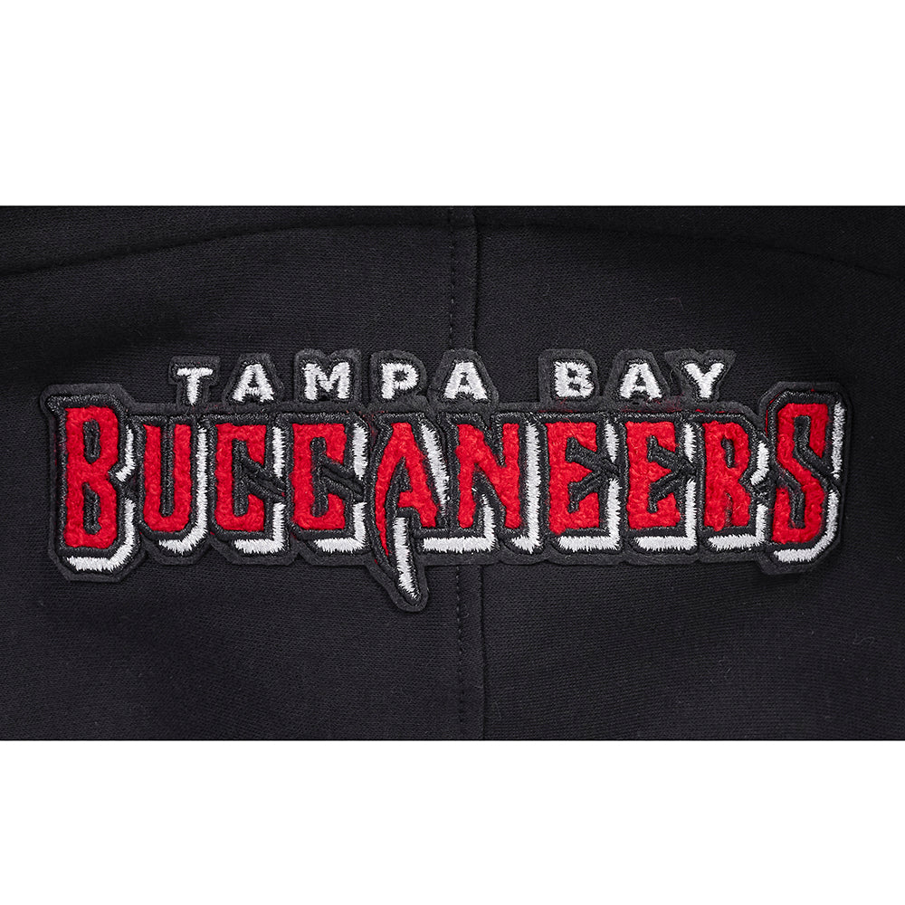 NFL TAMPA BAY BUCCANEERS CLASSIC BIG BOYS FLEECE PULLOVER HOODIE (BLACK) - Image 6