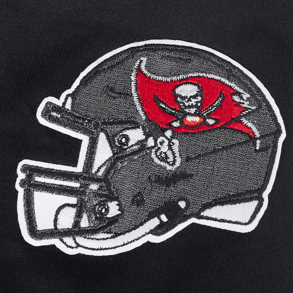 NFL TAMPA BAY BUCCANEERS CLASSIC BIG BOYS FLEECE PULLOVER HOODIE (BLACK) - Image 7