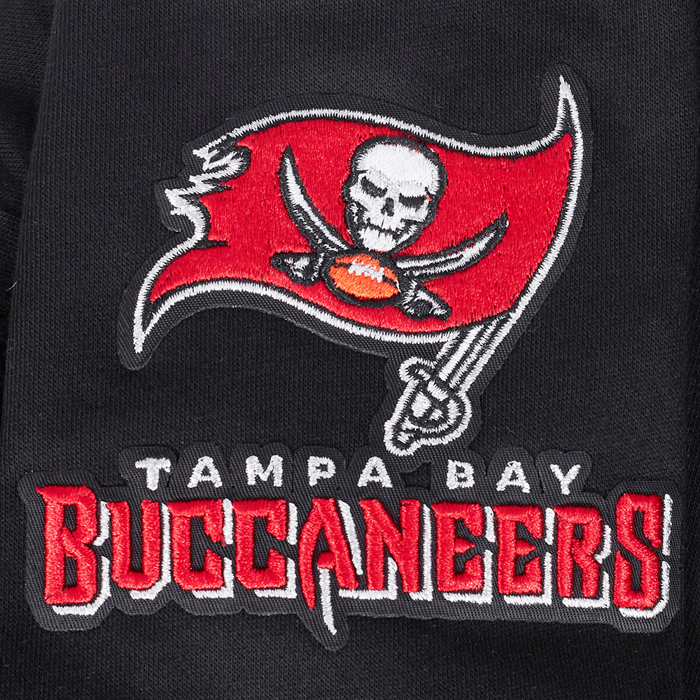 NFL TAMPA BAY BUCCANEERS CLASSIC BIG BOYS FLEECE PULLOVER HOODIE (BLACK) - Image 8
