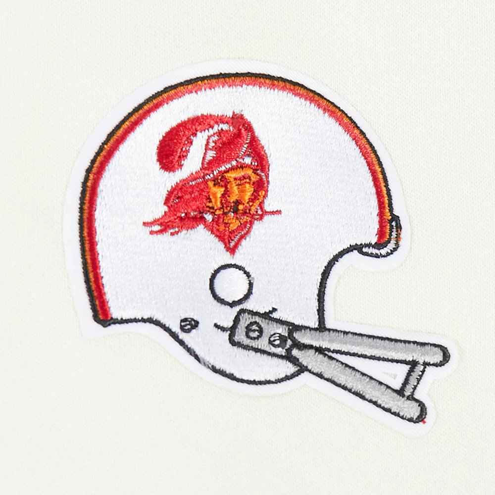 NFL TAMPA BAY BUCCANEERS RETRO CLASSIC WOMEN'S CREWNECK (EGGSHELL/BLACK) - Image 5