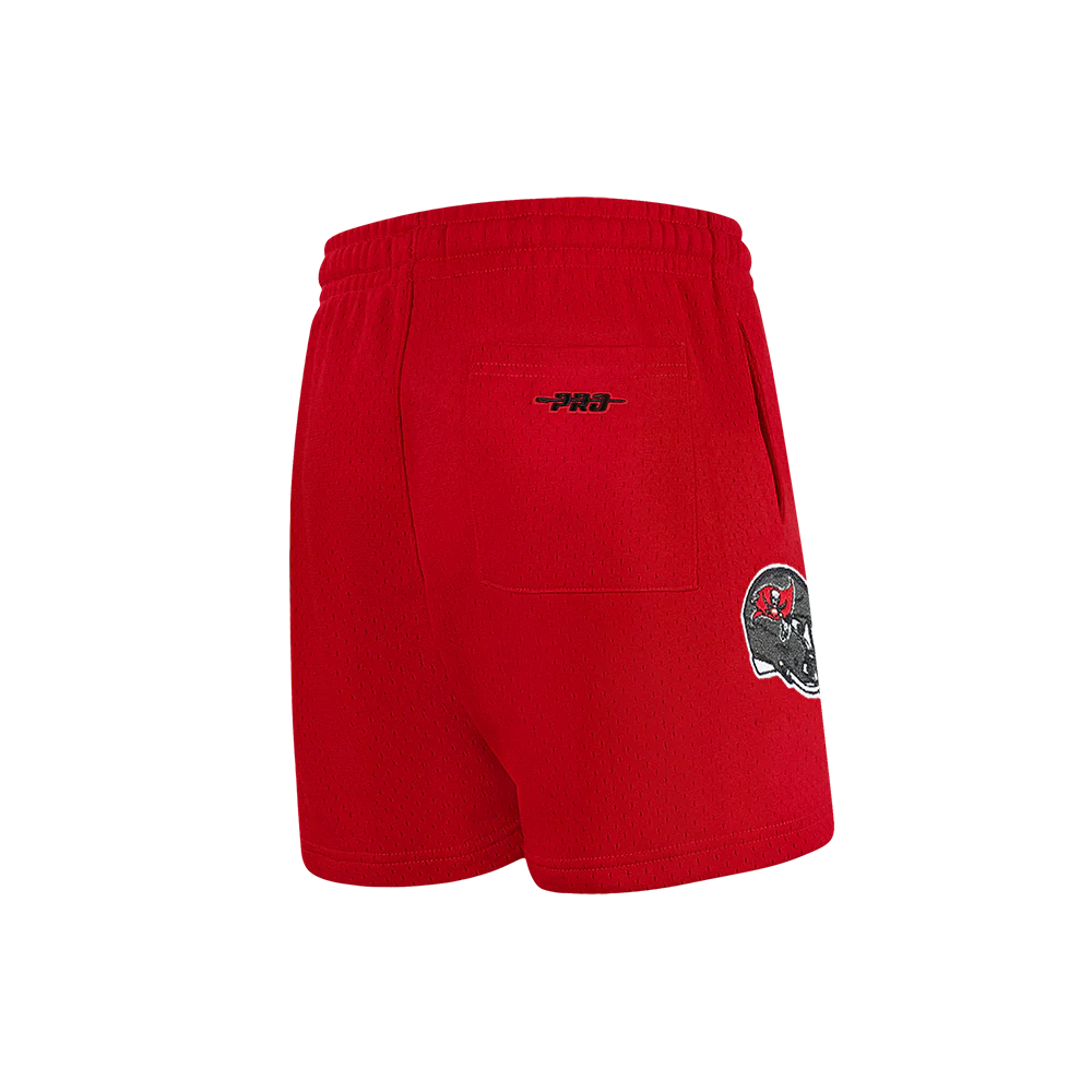 NFL TAMPA BAY BUCCANEERS CLASSIC LITTLE BOY'S MESH SHORT (RED) - Image 5