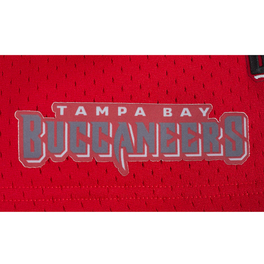 NFL TAMPA BAY BUCCANEERS CLASSIC LITTLE BOY'S MESH SHORT (RED) - Image 9