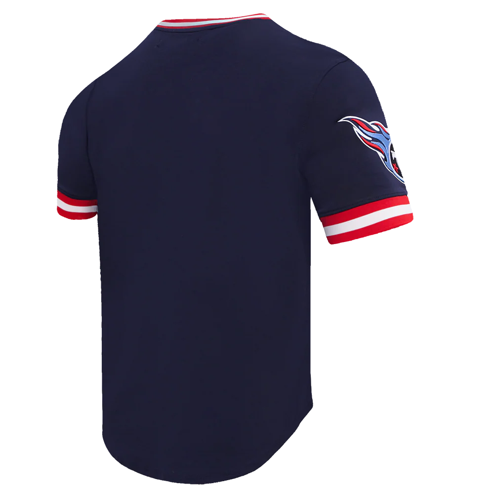 NFL TENNESSEE TITANS CLASSIC CHENILLE TEE (MIDNIGHT NAVY) - Image 4