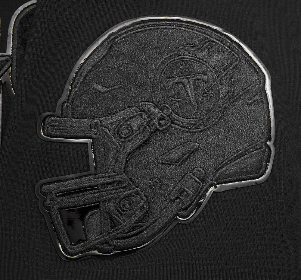 NFL TENNESSEE TITANS TRIPLE BLACK MEN'S TEE (TRIPLE BLACK) - Image 6