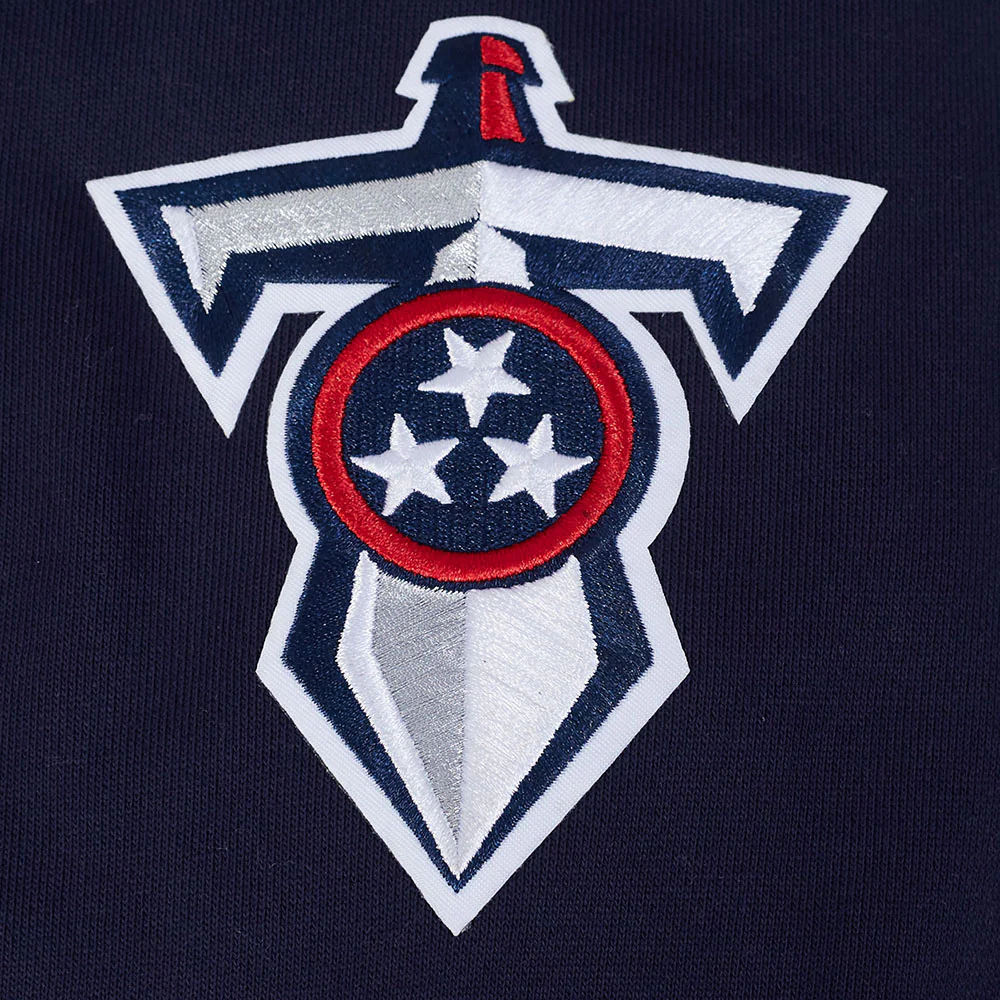 NFL TENNESSEE TITANS MASHUP MEN'S RIB PO HOODIE (MIDNIGHT NAVY) - Image 12