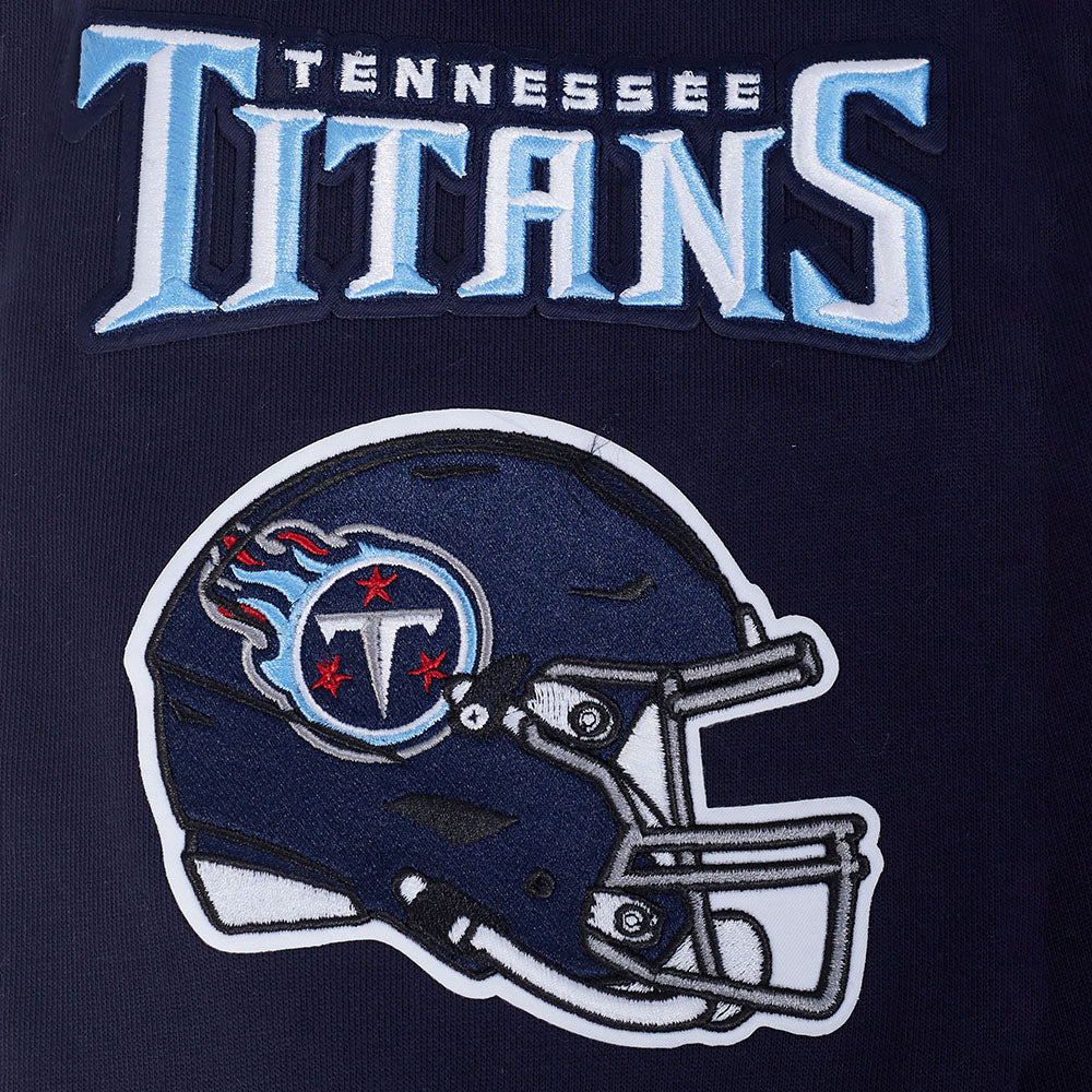 NFL TENNESSEE TITANS MASHUP MEN'S RIB PO HOODIE (MIDNIGHT NAVY) - Image 13