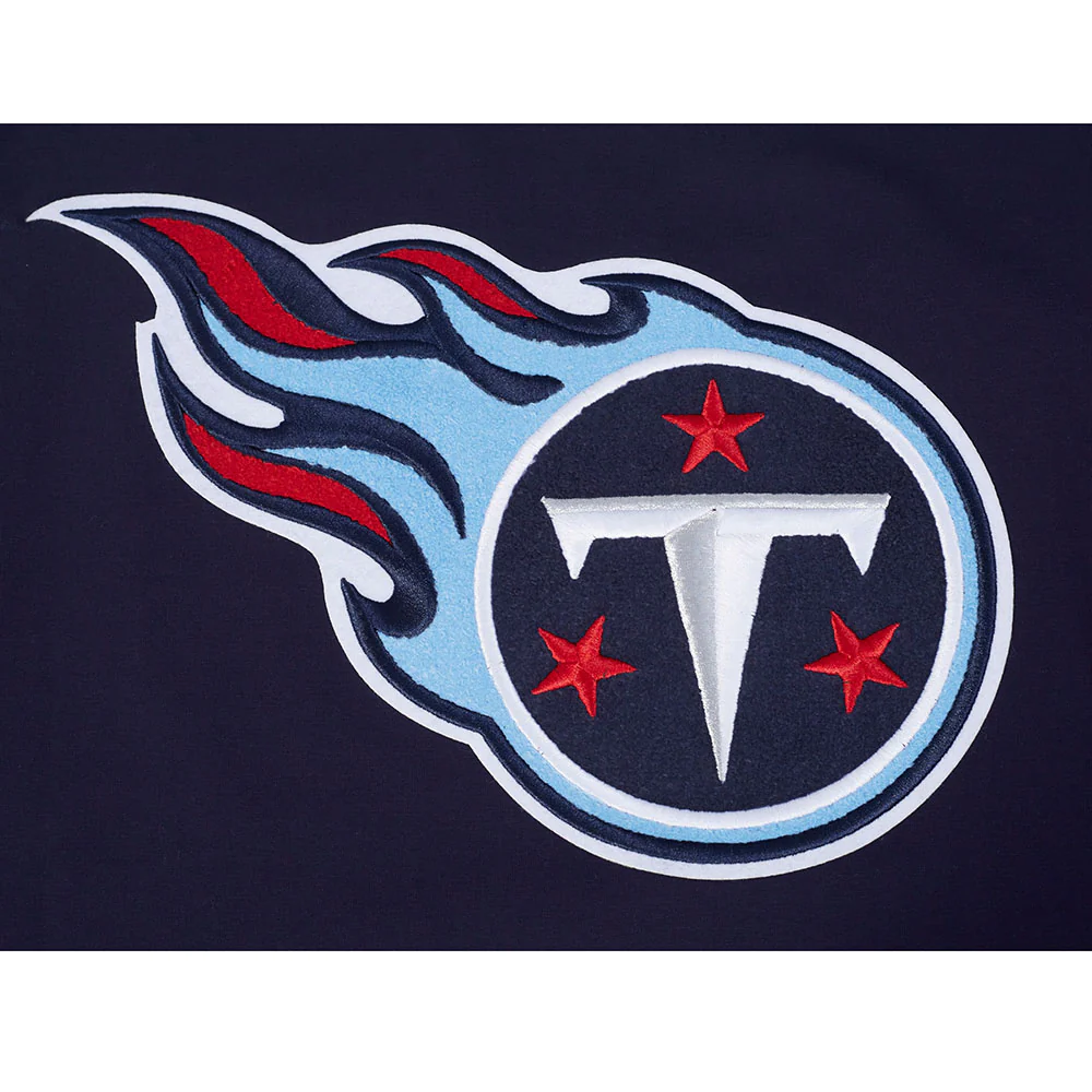 NFL TENNESSEE TITANS MASHUP MEN'S RIB PO HOODIE (MIDNIGHT NAVY) - Image 14