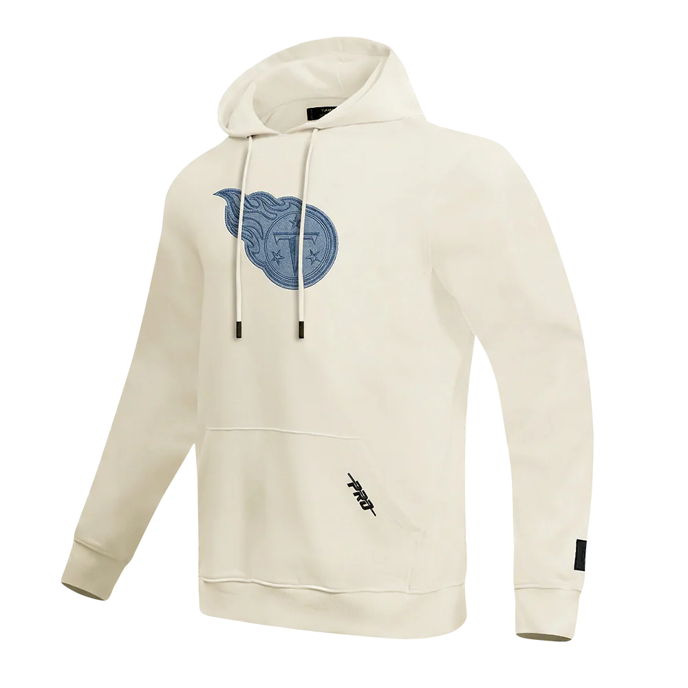 NFL TENNESSEE TITANS VARSITY BLUES MEN'S FLC PO HOODIE (LINEN) - Image 3
