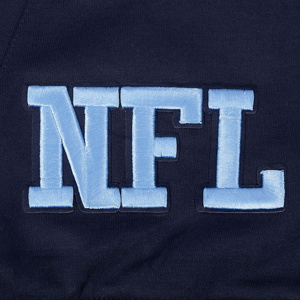 NFL TENNESSEE TITANS PRO GAME DAY MEN'S DBL KNIT JACKET (MIDNIGHT NAVY/WHITE) - Image 8