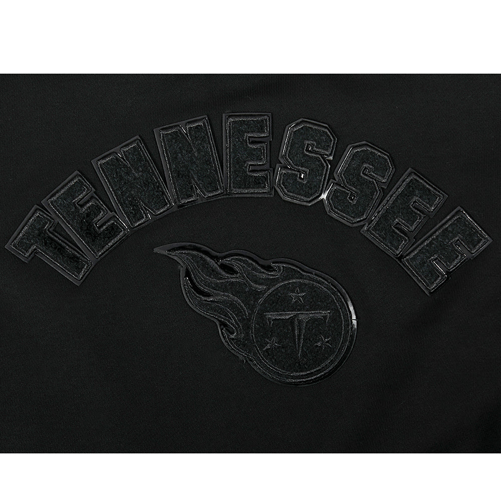 NFL TENNESSEE TITANS TRIPLE BLACK WOMEN'S FLC CREWNECK (TRIPLE BLACK WOMEN'S) - Image 5