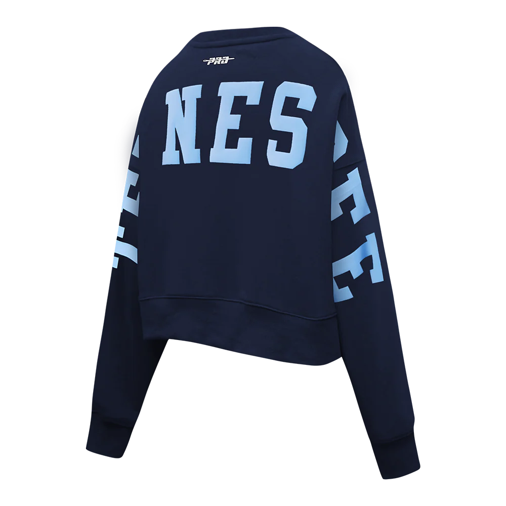 NFL TENNESSEE TITANS WINGSPAN WOMEN'S FLC CREWNECK (MIDNIGHT NAVY) - Image 6