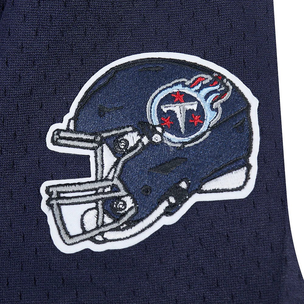 NFL TENNESSEE TITANS CLASSIC LITTLE BOY'S MESH BUTTON DOWN SHIRT (MIDNIGHT NAVY) - Image 5