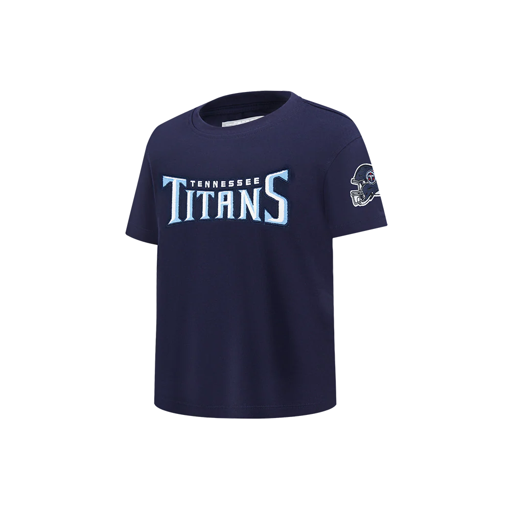 NFL TENNESSEE TITANS CLASSIC LITTLE BOY'S SS TEE (MIDNIGHT NAVY) - Image 3