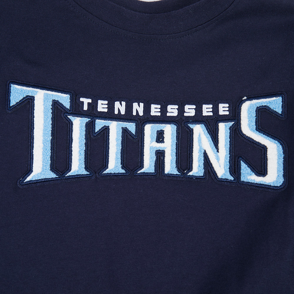 NFL TENNESSEE TITANS CLASSIC LITTLE BOY'S SS TEE (MIDNIGHT NAVY) - Image 5