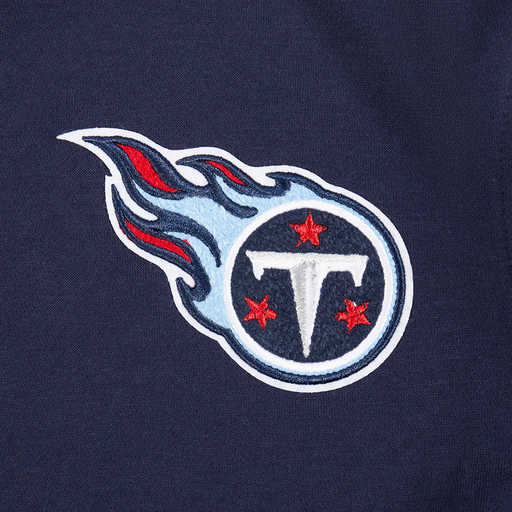 NFL TENNESSEE TITANS CLASSIC LITTLE BOYS FLEECE PULLOVER HOODIE (MIDNIGHT NAVY) - Image 6