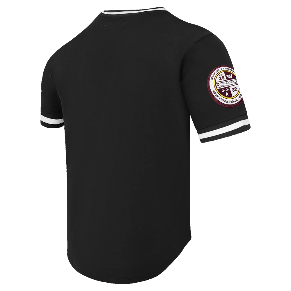 NFL WASHINGTON COMMANDERS CLASSIC CHENILLE MEN'S TEE (BLACK) - Image 4
