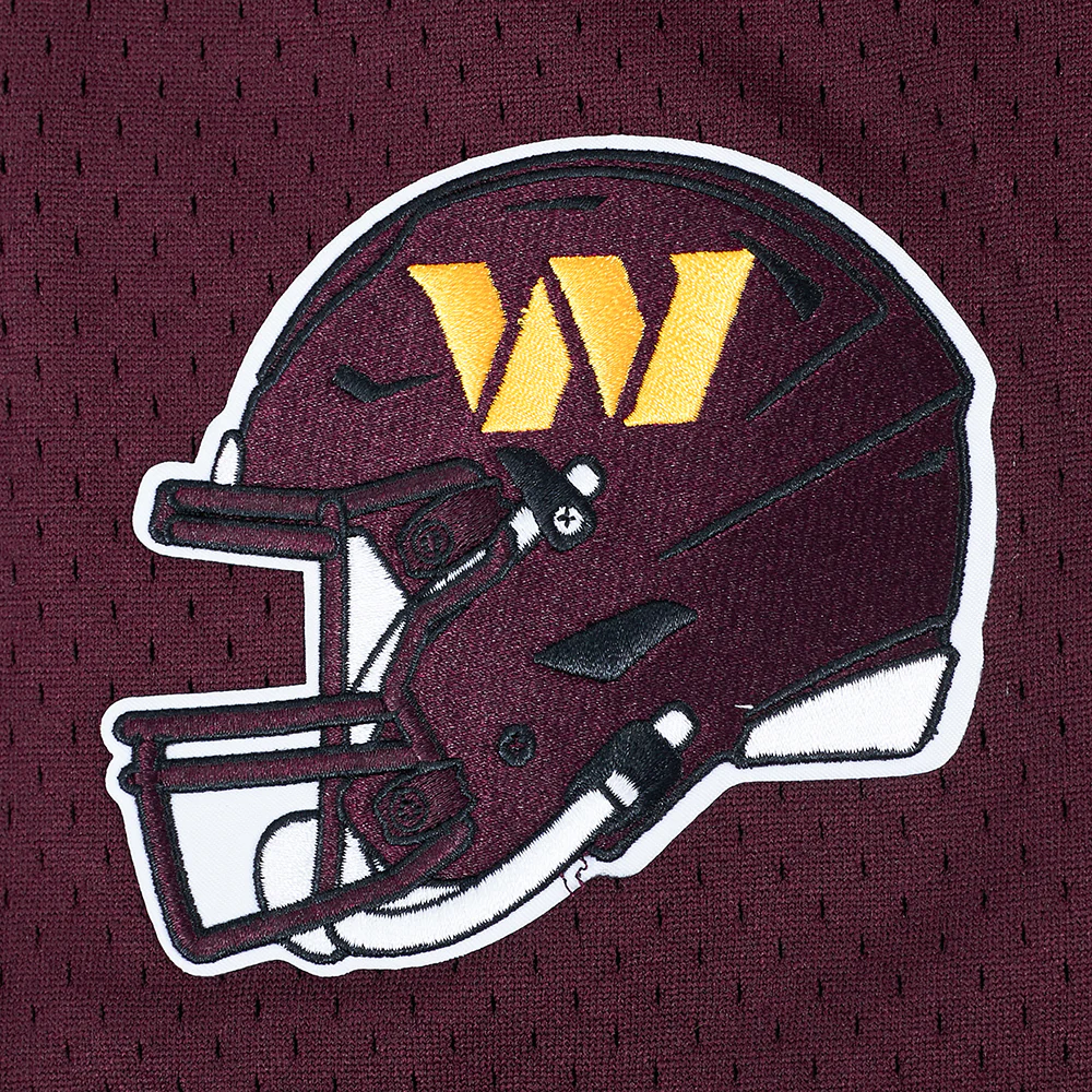 NFL WASHINGTON COMMANDERS CLASSIC MEN'S MESH BUTTON DOWN JERSEY (WINE) - Image 18