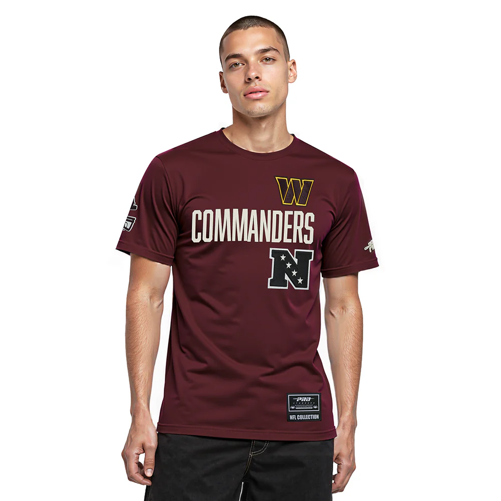 NFL WASHINGTON COMMANDERS MODERN ORIGINALS MEN'S SJ TEE (WINE)