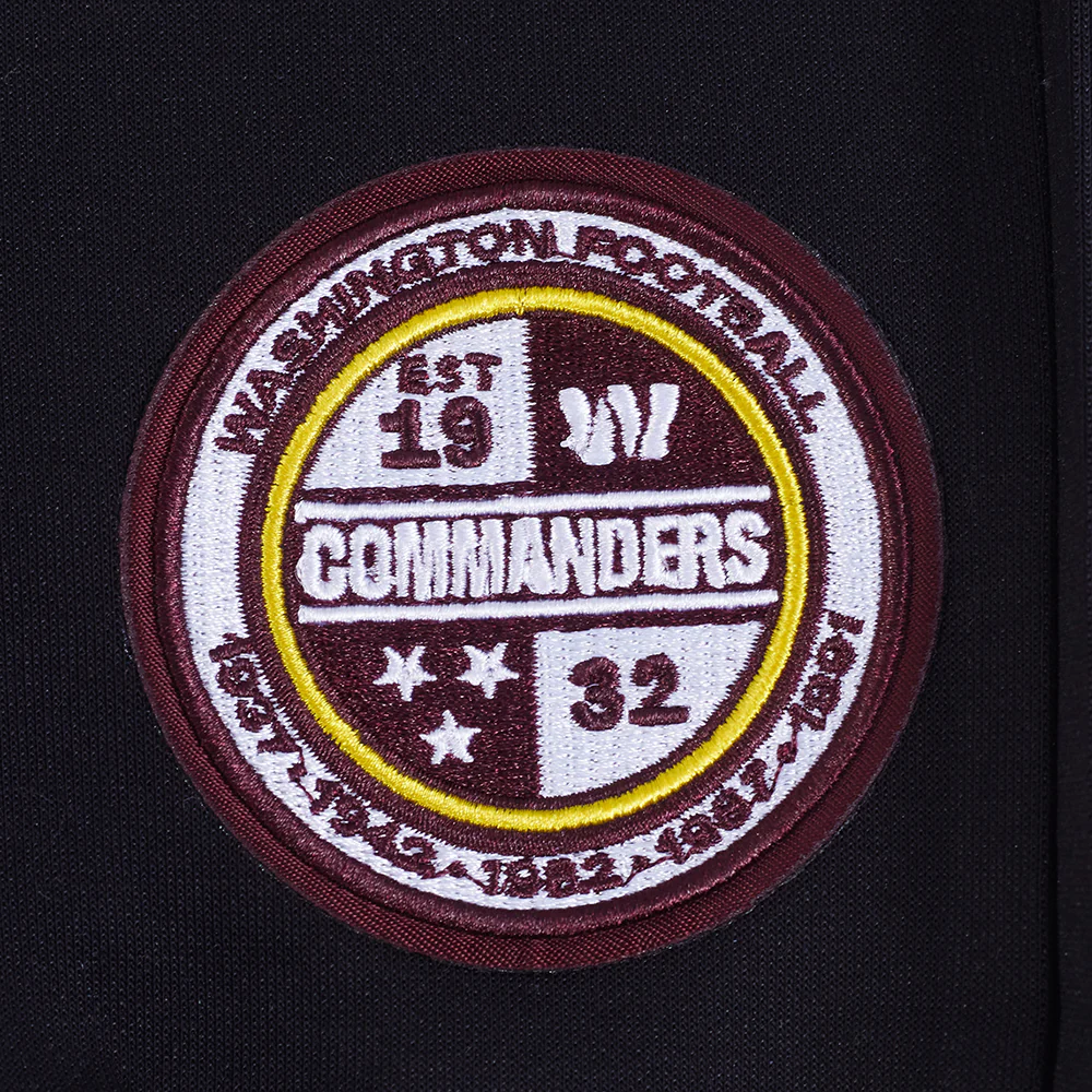 NFL WASHINGTON COMMANDERS CLASSIC CHENILLE MEN'S JOGGER (BLACK) - Image 6