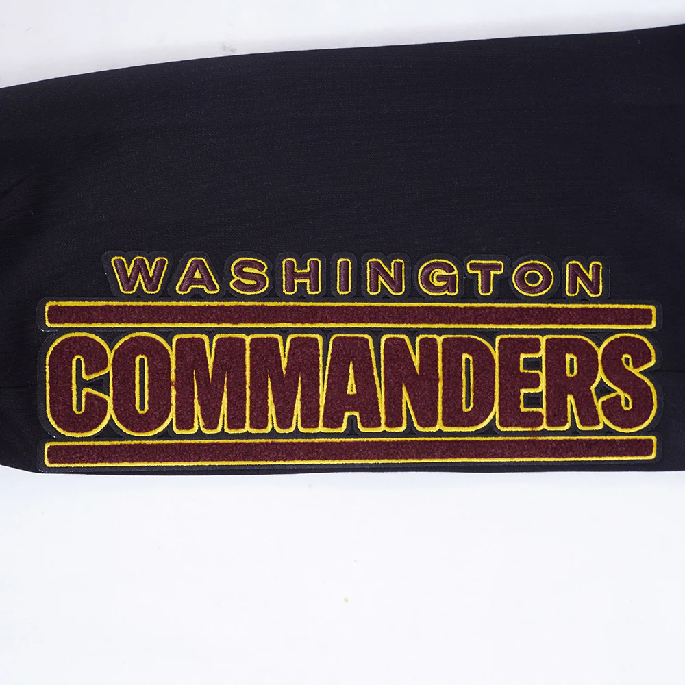 NFL WASHINGTON COMMANDERS CLASSIC CHENILLE MEN'S JOGGER (BLACK) - Image 7