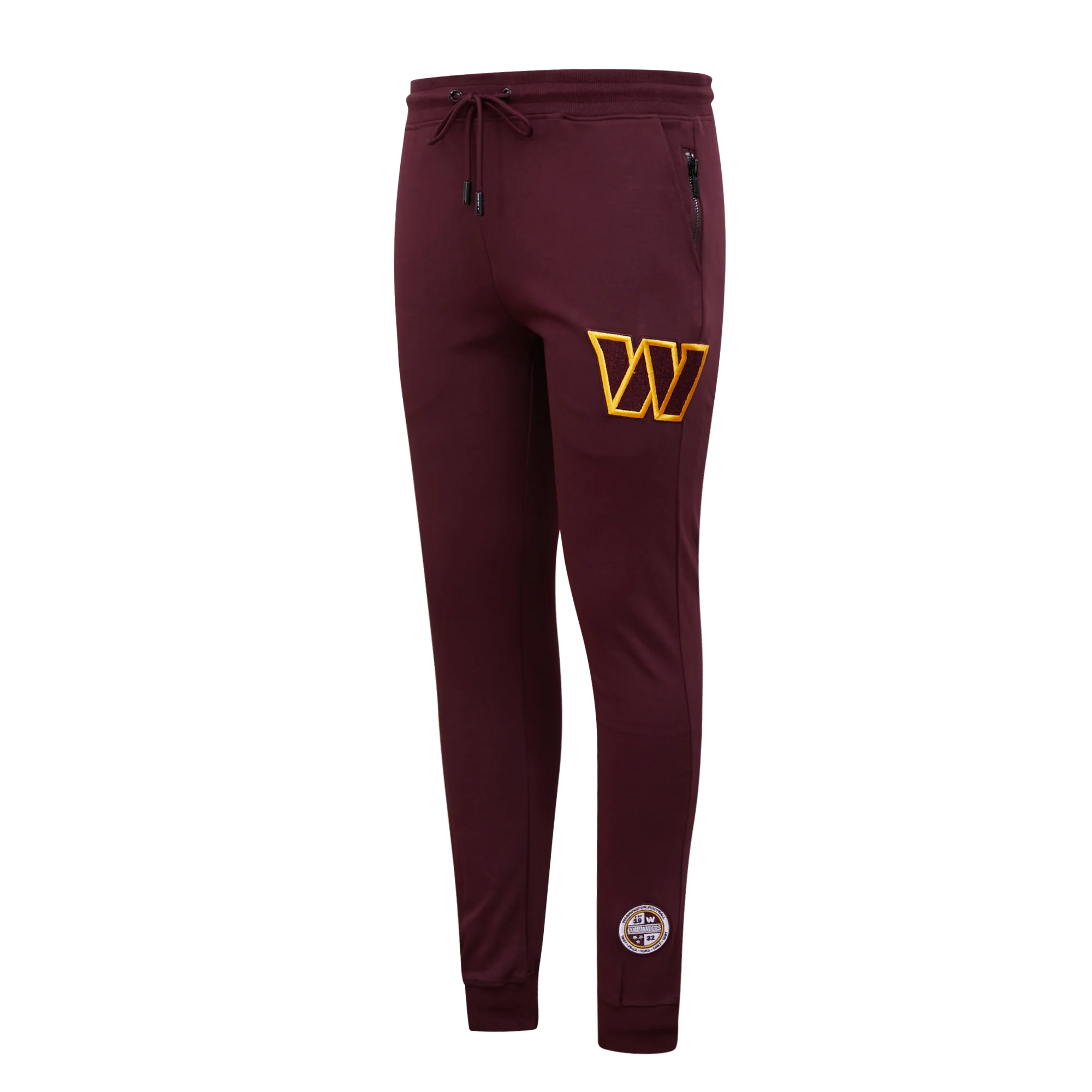 NFL WASHINGTON COMMANDERS CLASSIC CHENILLE DOUBLE KNIT JOGGER (WINE) - Image 2