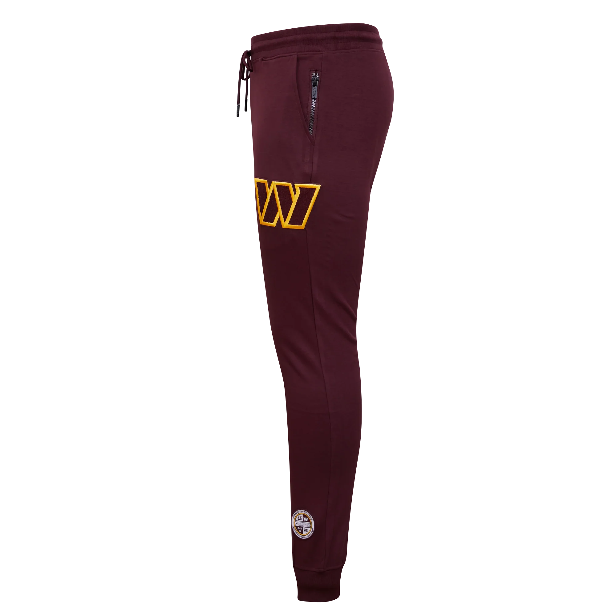 NFL WASHINGTON COMMANDERS CLASSIC CHENILLE DOUBLE KNIT JOGGER (WINE) - Image 3