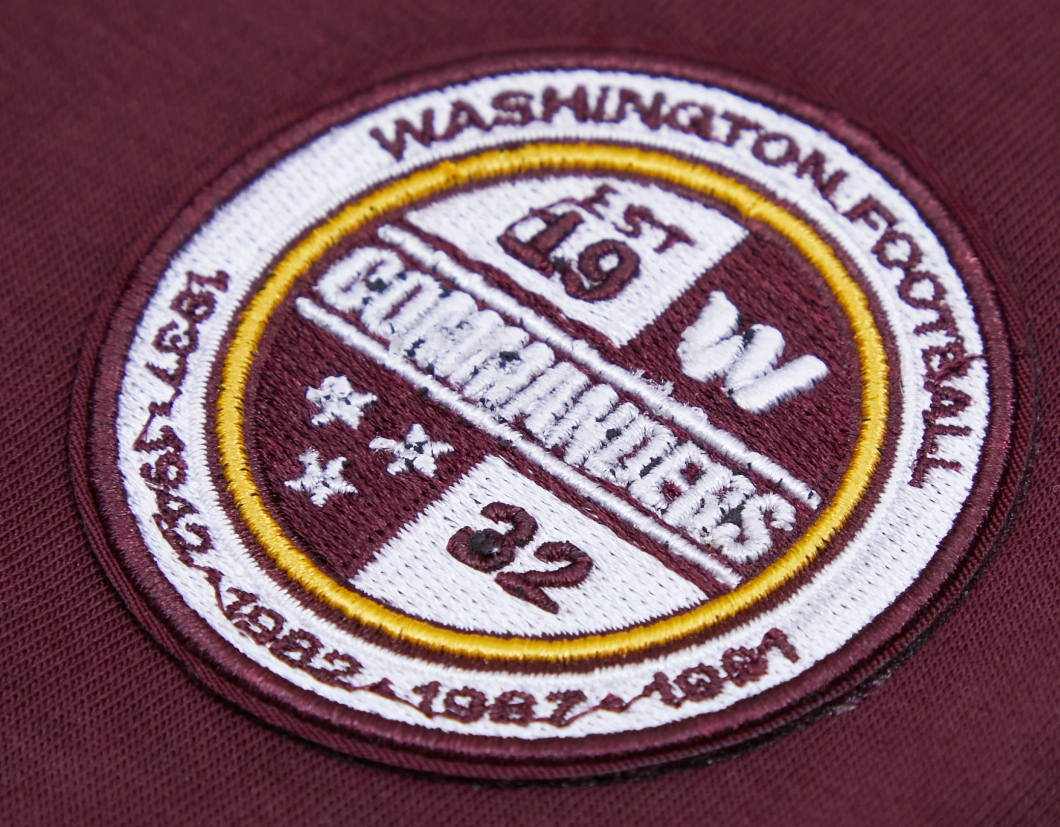 NFL WASHINGTON COMMANDERS CLASSIC CHENILLE DOUBLE KNIT JOGGER (WINE) - Image 7