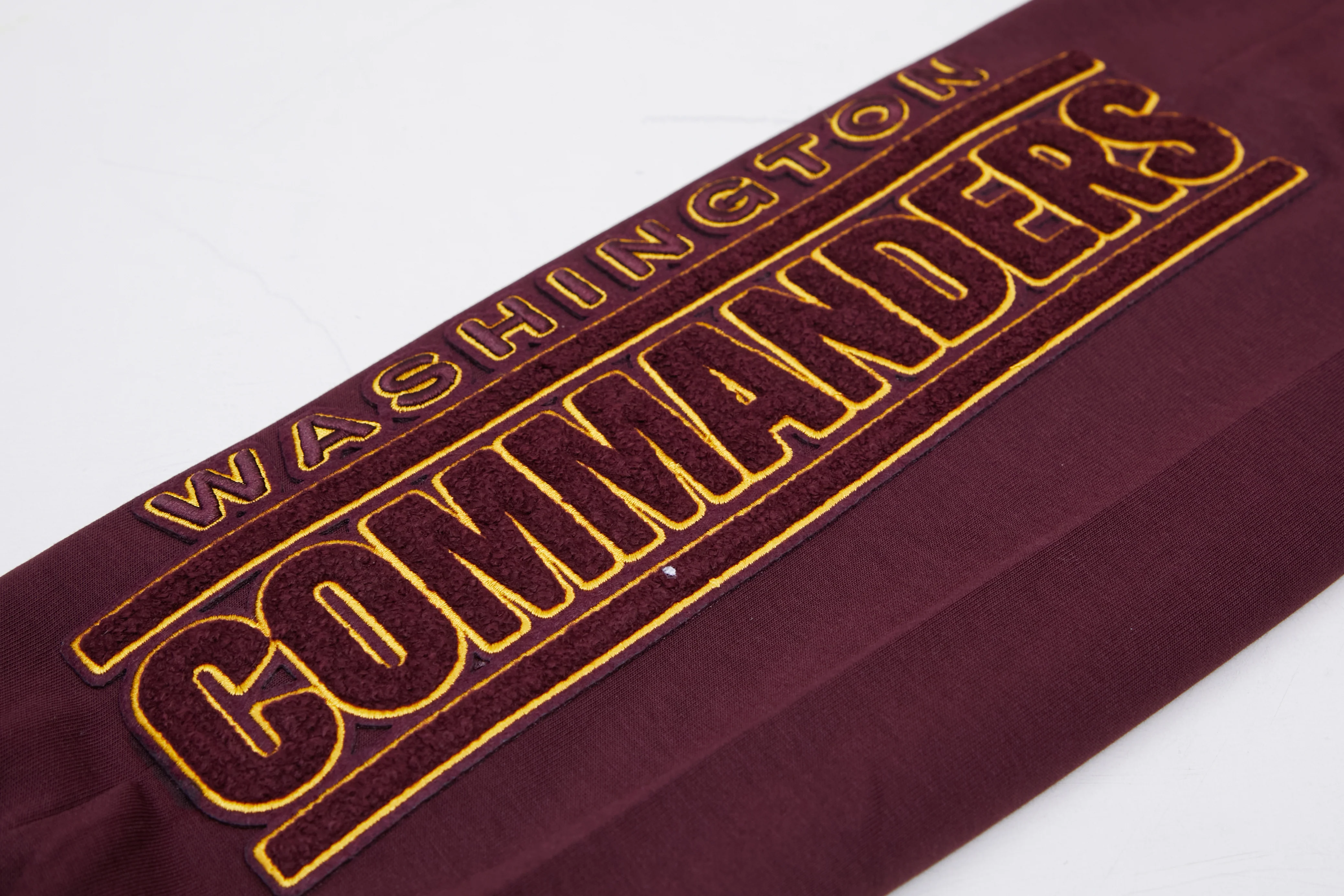 NFL WASHINGTON COMMANDERS CLASSIC CHENILLE DOUBLE KNIT JOGGER (WINE) - Image 8