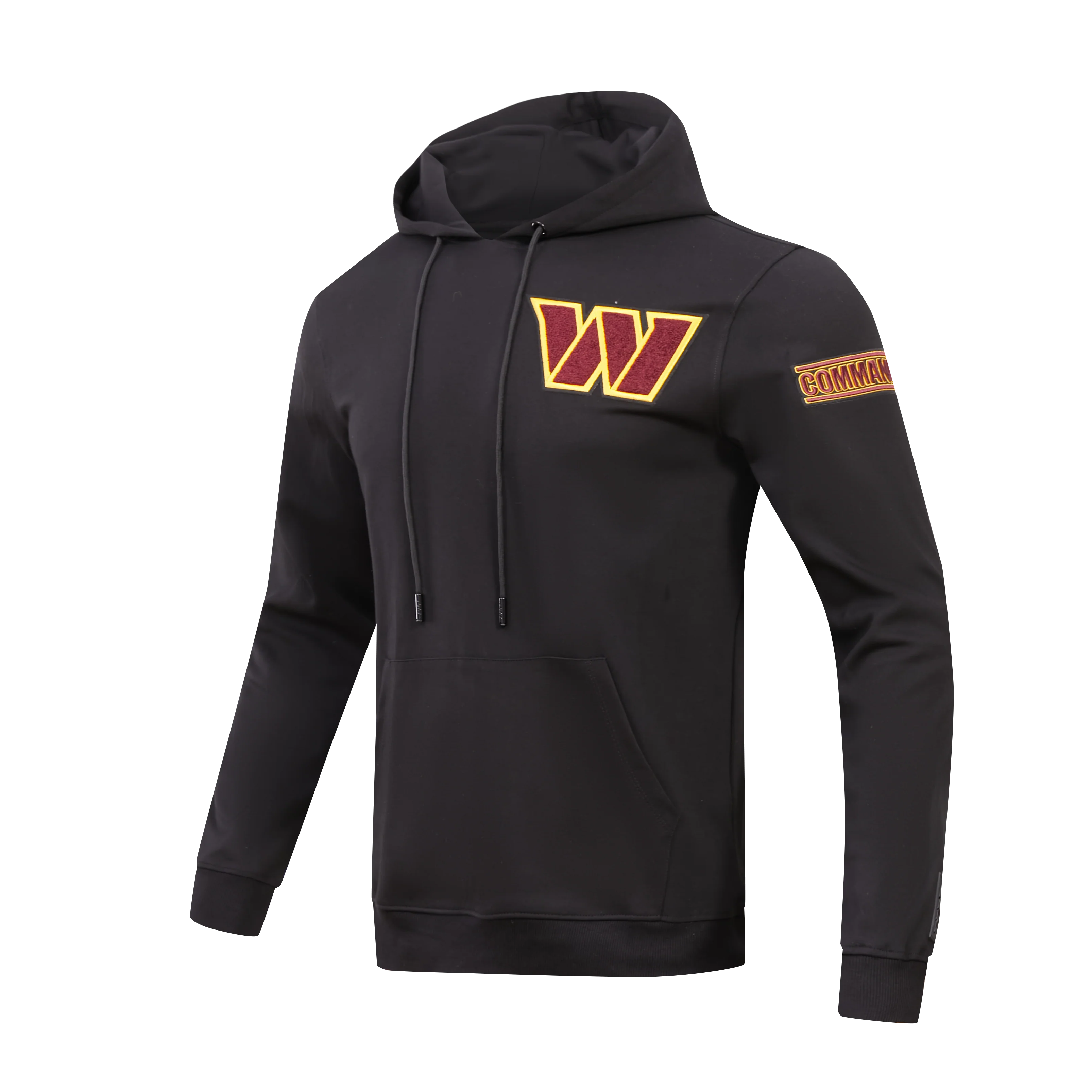 NFL WASHINGTON COMMANDERS CLASSIC CHENILLE MEN'S PO HOODIE (BLACK) - Image 2