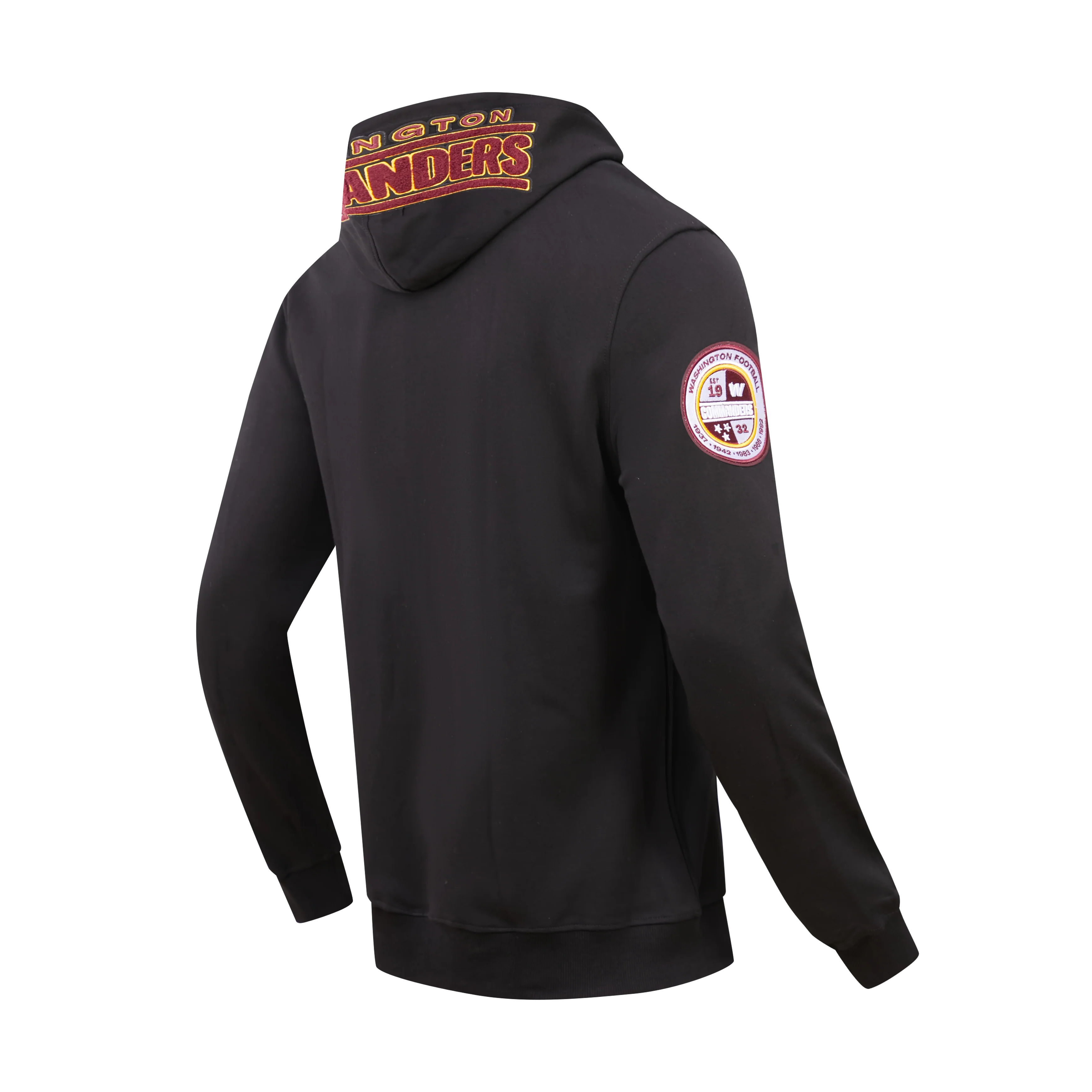 NFL WASHINGTON COMMANDERS CLASSIC CHENILLE MEN'S PO HOODIE (BLACK) - Image 5
