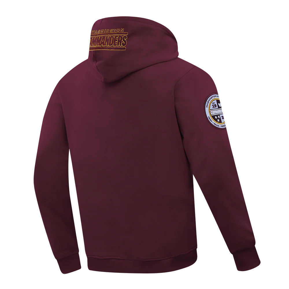 NFL WASHINGTON COMMANDERS CLASSIC CHENILLE PO HOODIE (WINE) - Image 12