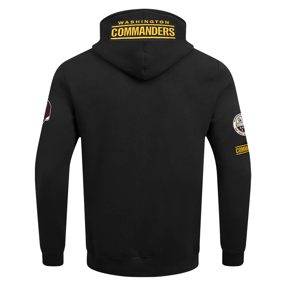 NFL WASHINGTON COMMANDERS JAYDEN DANIELS #5 CLASSIC PNN MEN'S DK PO (BLACK) - Image 3
