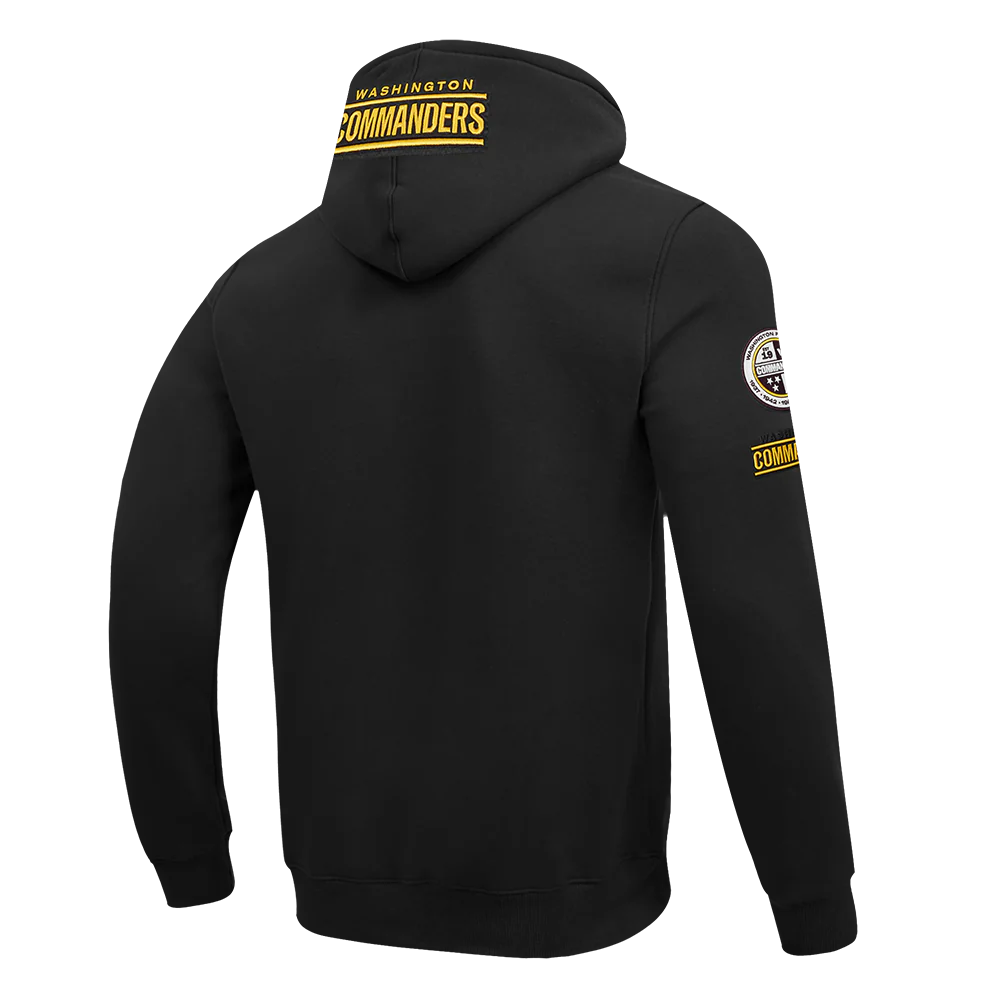 NFL WASHINGTON COMMANDERS JAYDEN DANIELS #5 CLASSIC PNN MEN'S DK PO (BLACK) - Image 4