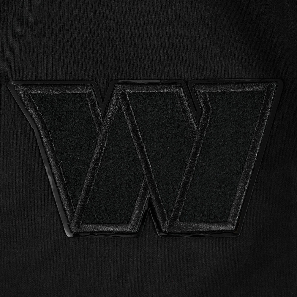 NFL WASHINGTON COMMANDERS TRIPLE BLACK MEN'S DK FZ HOODIE (TRIPLE BLACK) - Image 7