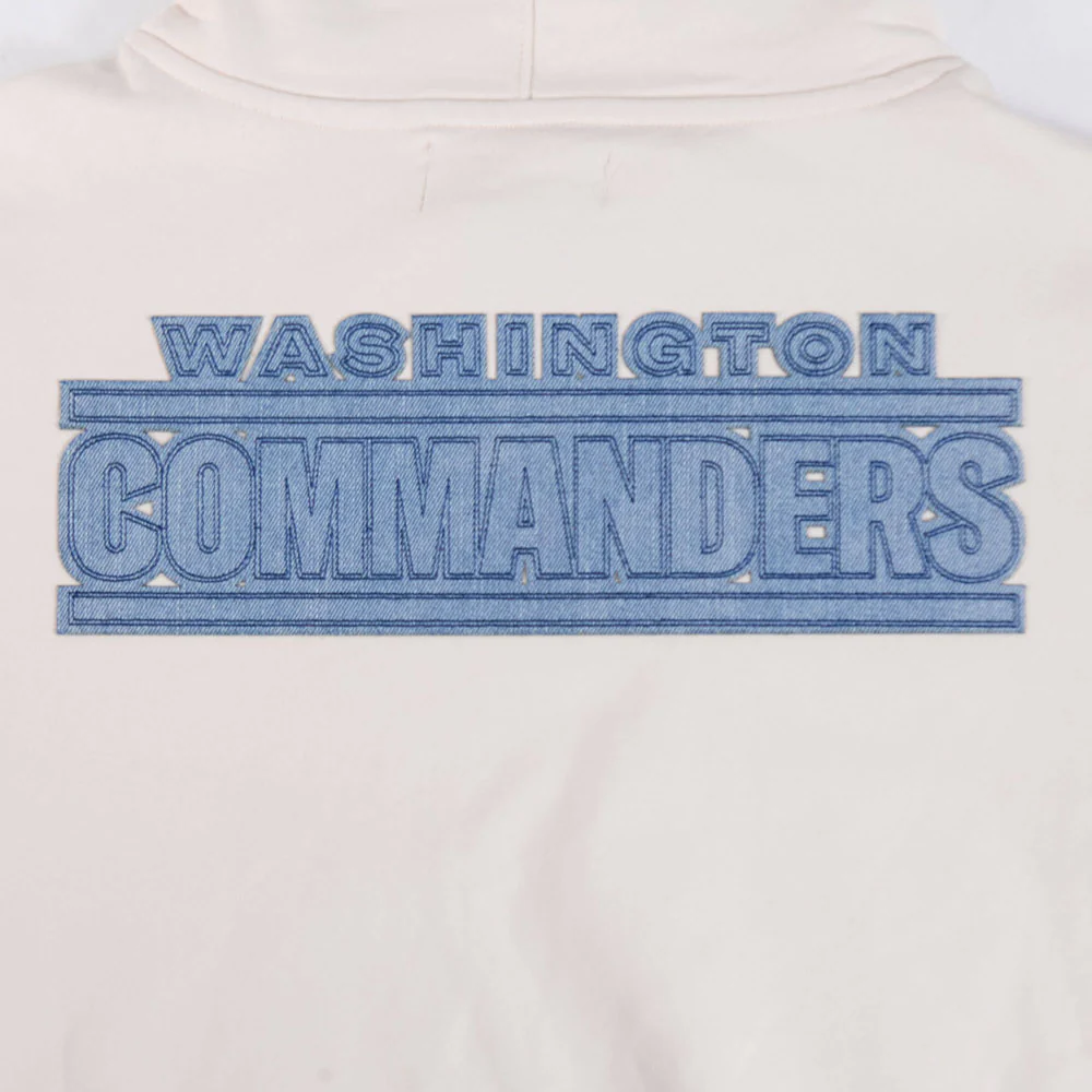 NFL WASHINGTON COMMANDERS VARSITY BLUES PO HOODIE (LINEN) - Image 14