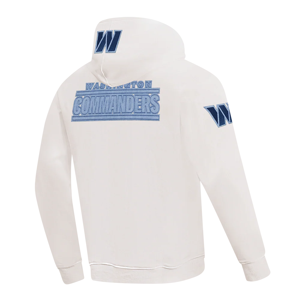NFL WASHINGTON COMMANDERS VARSITY BLUES PO HOODIE (LINEN) - Image 4