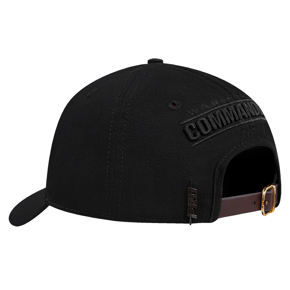 NFL WASHINGTON COMMANDERS NEUTRAL DAD HAT (BLACK) - Image 4