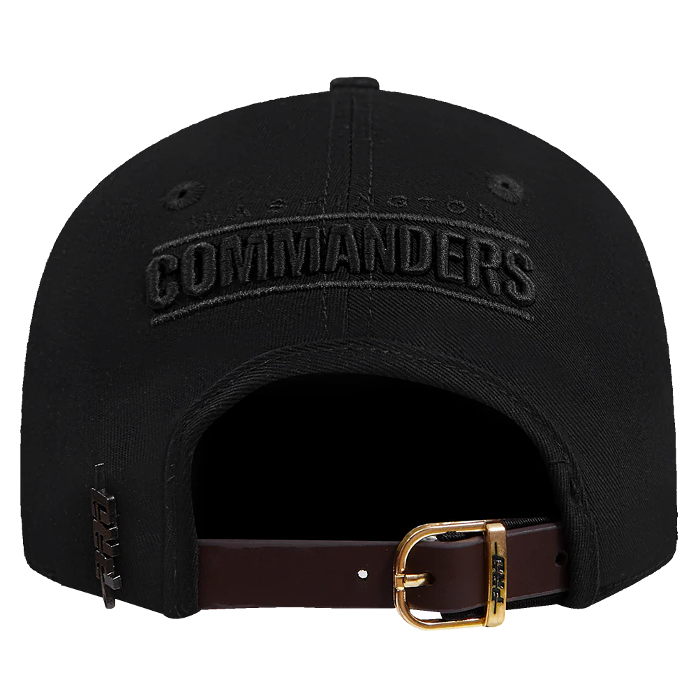 NFL WASHINGTON COMMANDERS NEUTRAL DAD HAT (BLACK) - Image 5