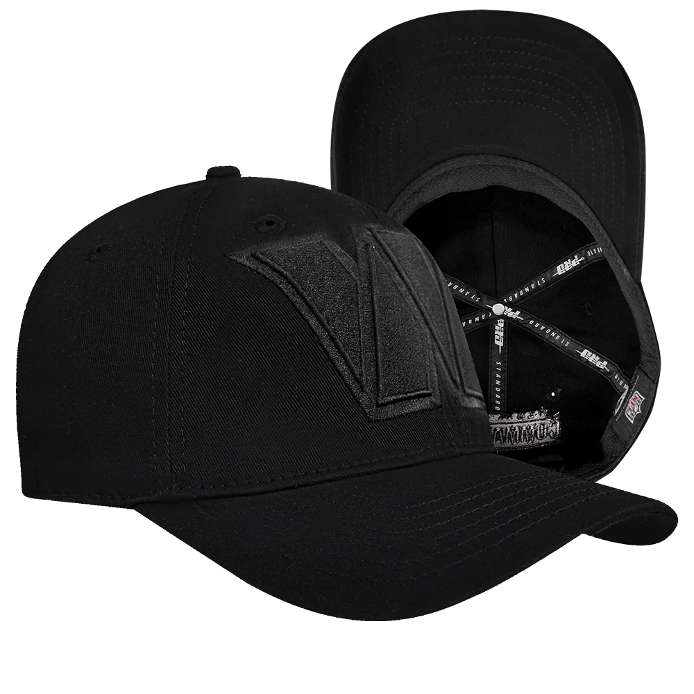 NFL WASHINGTON COMMANDERS NEUTRAL DAD HAT (BLACK) - Image 7