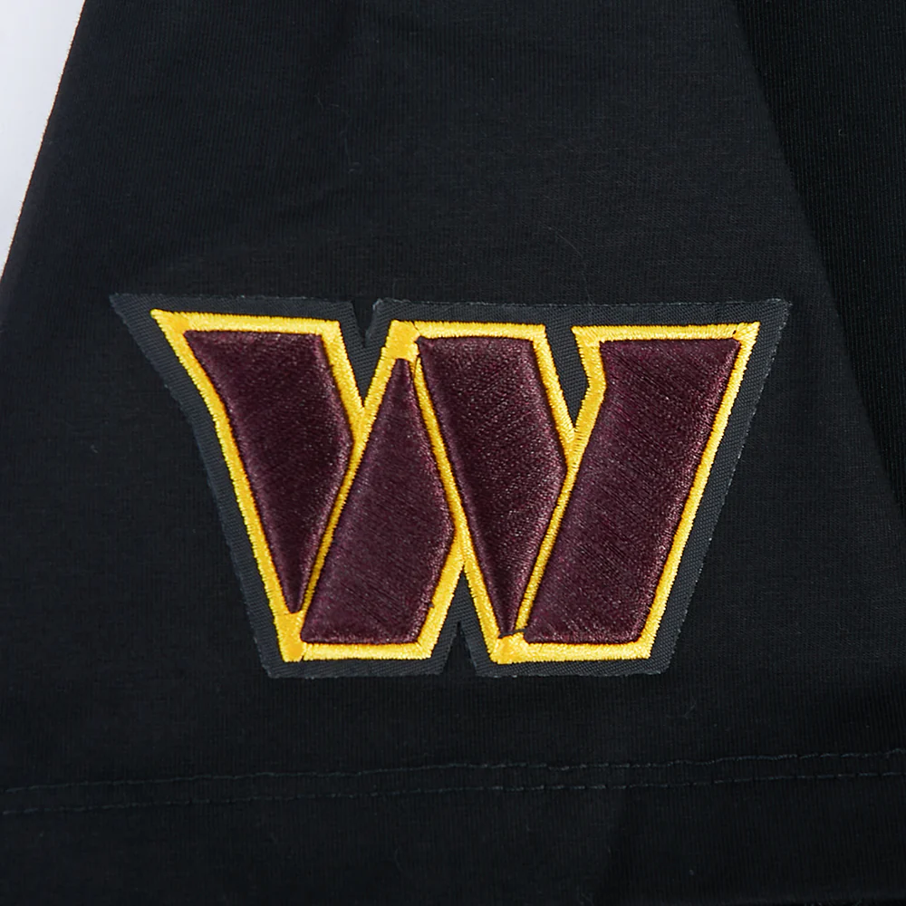 NFL WASHINGTON COMMANDERS JAYDEN DANIELS #5 CLASSIC PNN WOMEN'S SJ BOXY TEE (BLACK) - Image 7