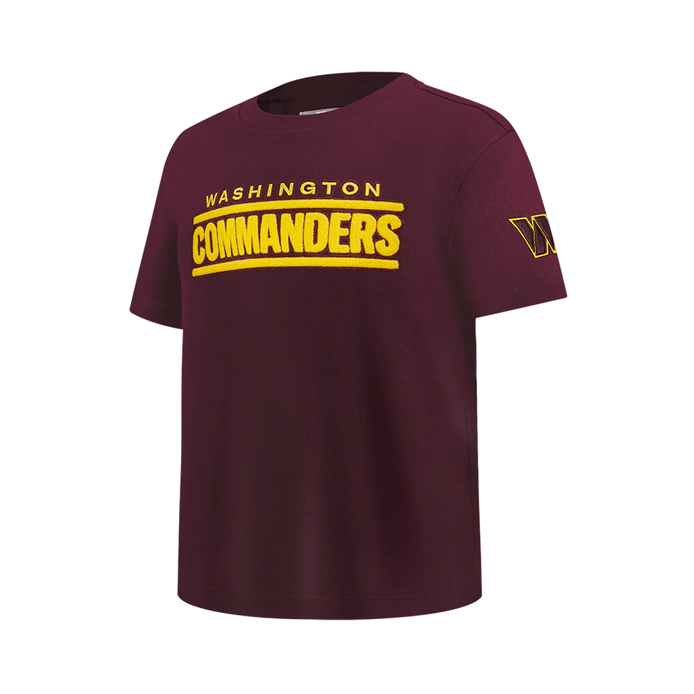 NFL WASHINGTON COMMANDERS CLASSIC BIG BOY'S SJ TEE (WINE) - Image 3