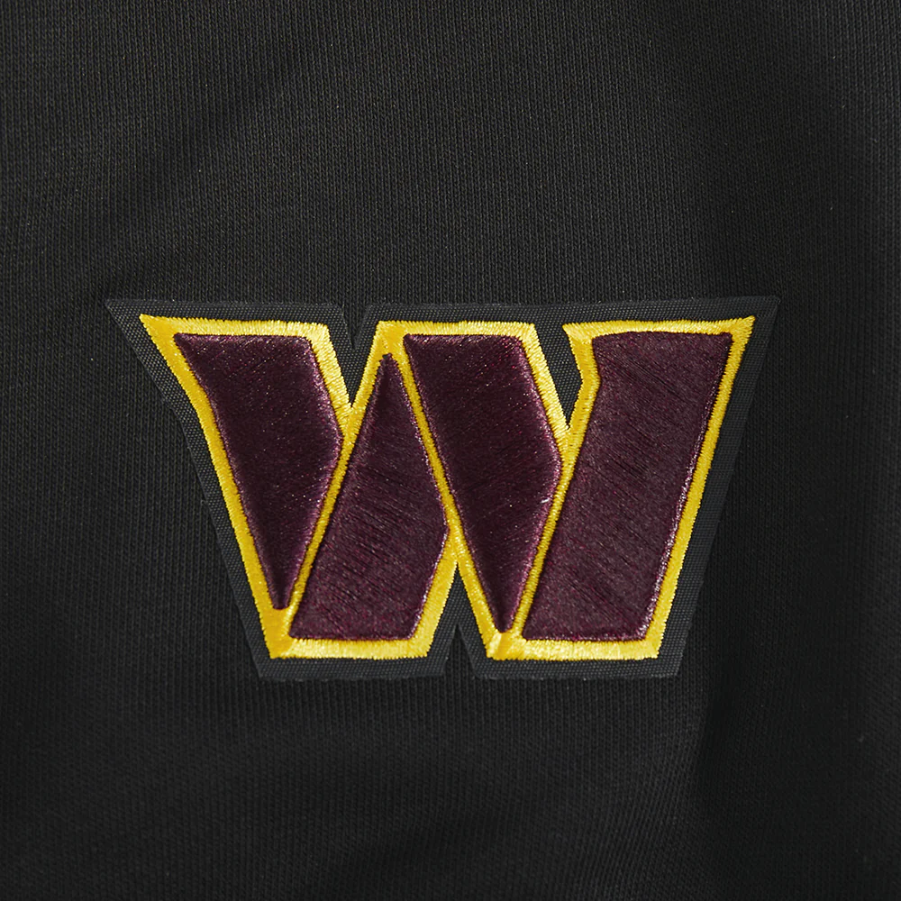 NFL WASHINGTON COMMANDERS WINGSPAN WOMEN'S FLC CREWNECK (BLACK) - Image 9