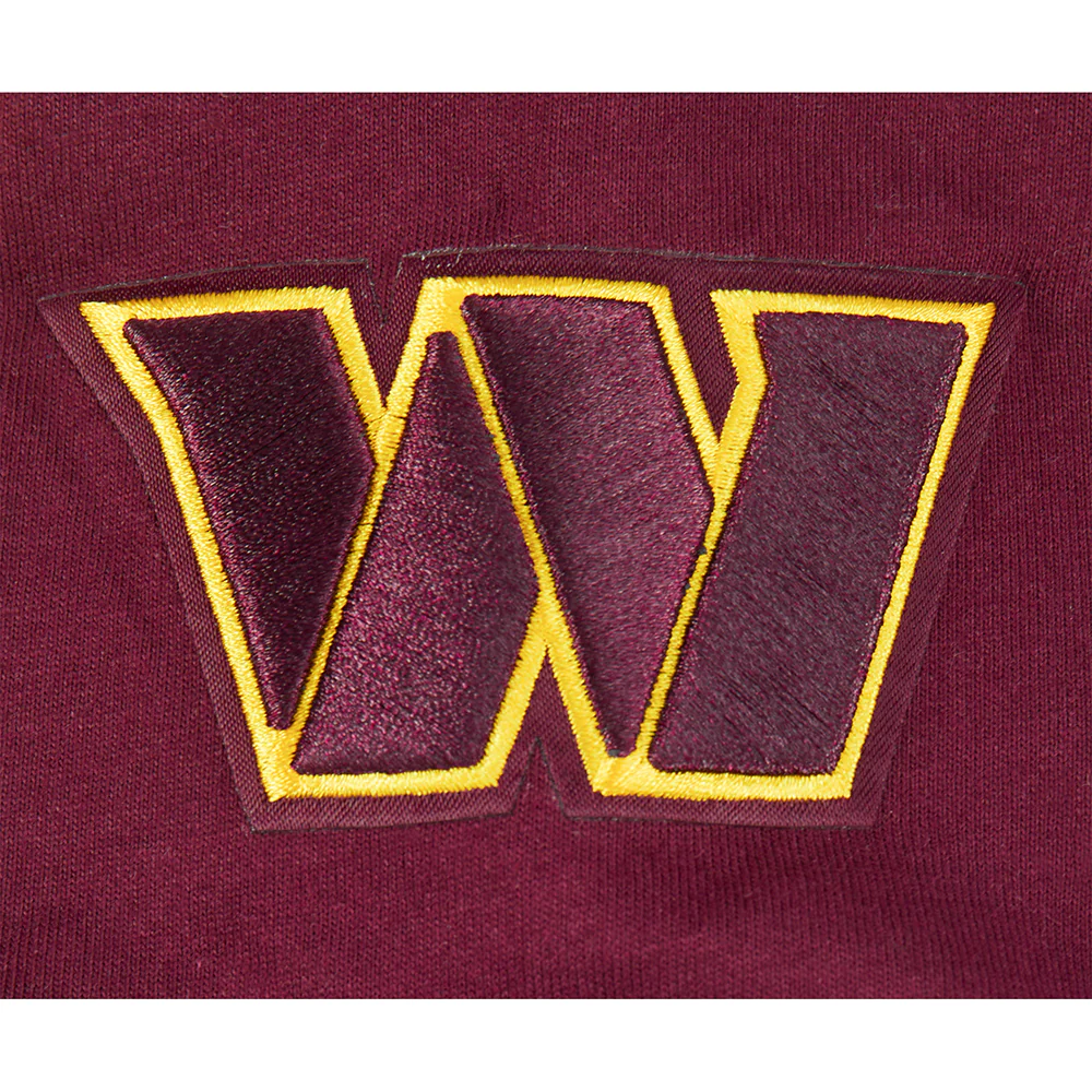 NFL WASHINGTON COMMANDERS CLASSIC LITTLE BOYS SHORT SLEEVE STRIPED RIB TEE (WINE) - Image 9