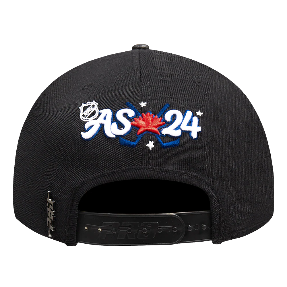 NHL ALL TEAMS NHL ALL STAR 2024 SNAPBACK HAT (BLACK) - Image 4