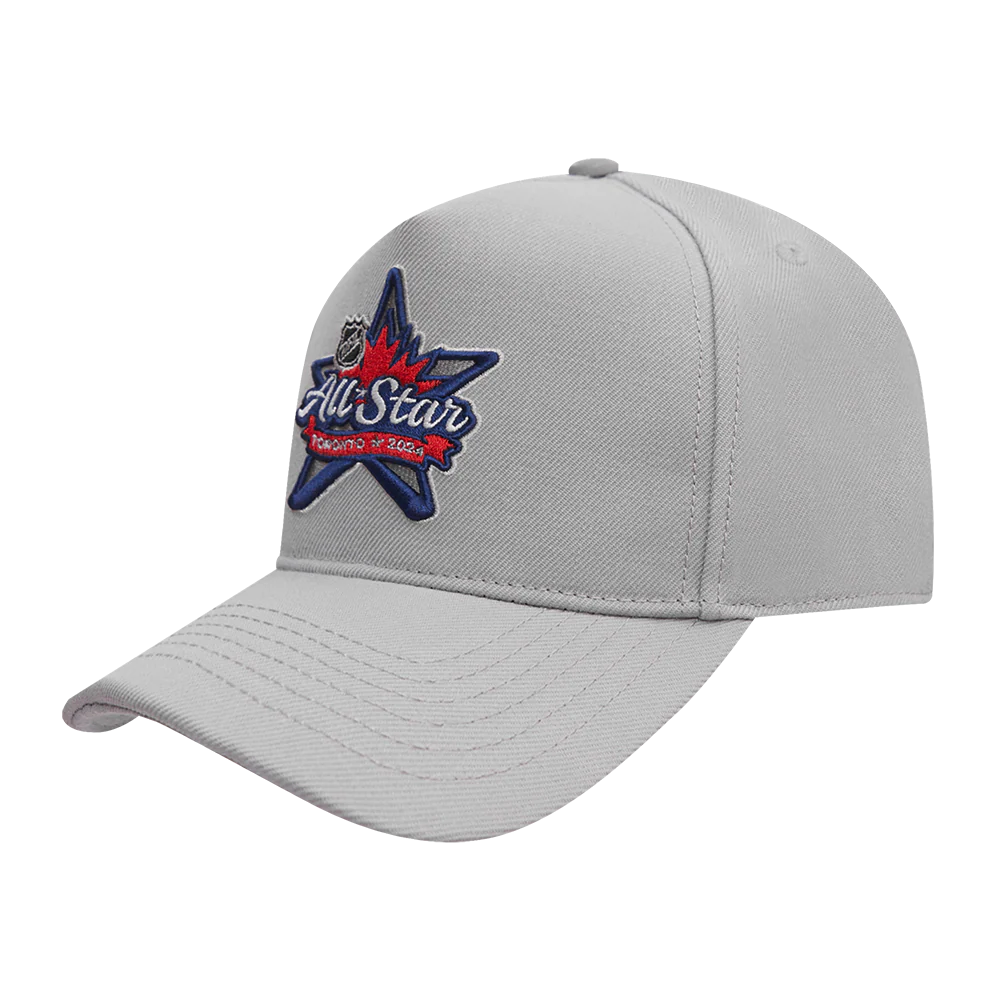 NHL ALL TEAMS NHL ALL STAR 2024 SNAPBACK HAT (GRAY) - Image 3
