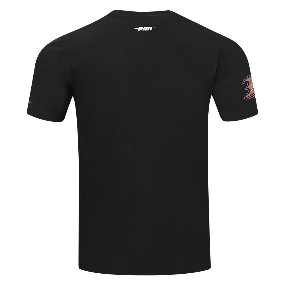 NHL ANAHEIM DUCKS OLD ENGLISH MEN'S TEE (BLACK) - Image 5