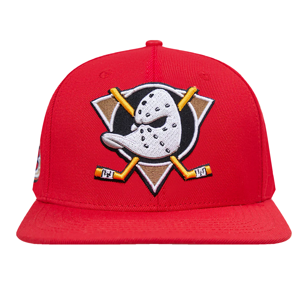 NHL ANAHEIM DUCKS CLASSIC LOGO WOOL UNISEX SNAPBACK HAT (ROYAL BLUE/GRAY)