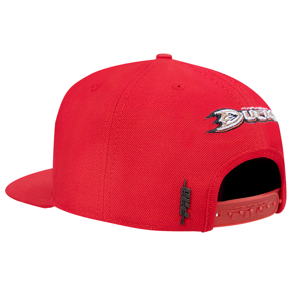 NHL ANAHEIM DUCKS CLASSIC LOGO WOOL UNISEX SNAPBACK HAT (ROYAL BLUE/GRAY) - Image 3