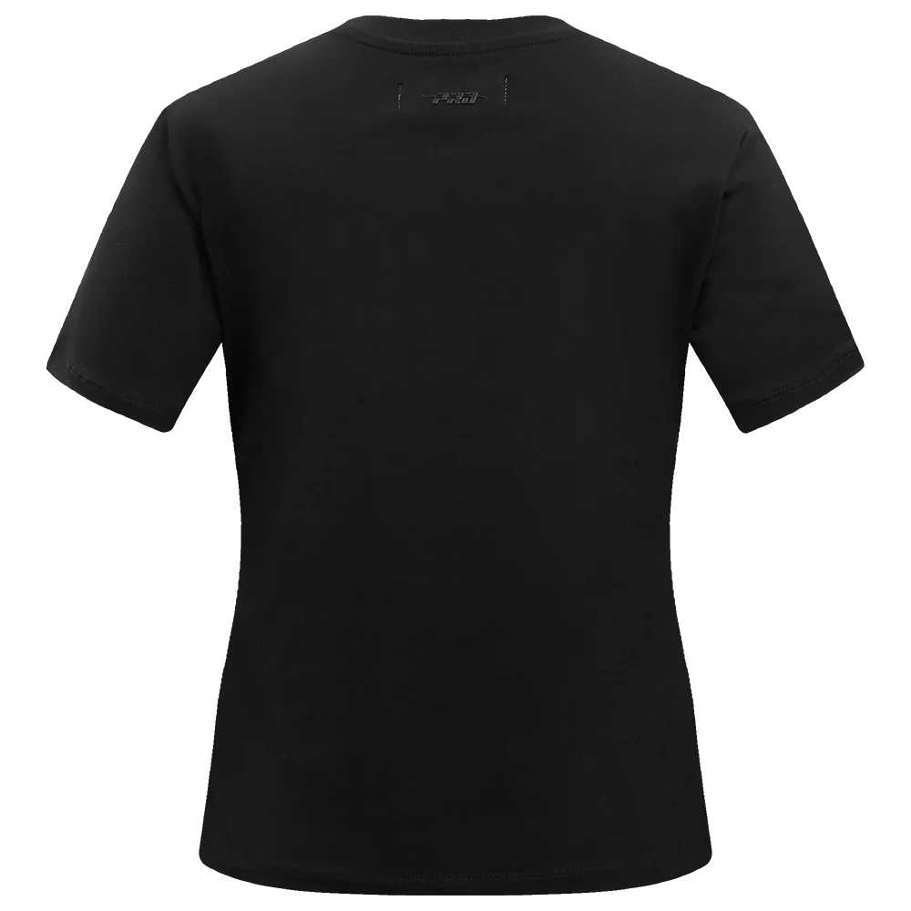 NHL ANAHEIM DUCKS CLASSIC WOMEN'S SLIM FIT TEE (BLACK) - Image 3